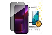 Handys - Schutzfolie - Wozinsky Privacy Glass mit Anti Spy Filter für iPhone 15 Pro Max  Privacy Glass - schwarz - 5907769309113