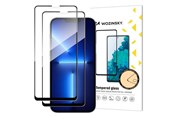 Handys - Schutzfolie - Wozinsky 2x Panzerglas Case Friendly iPhone 17e / 16e / 14 / 13 Schwarz - 5907769310416