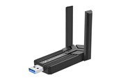 Netzwerkadapter (Netzkarte, Druckserver, u.s.w.) - Wozinsky WAX-1800 Dual-Band Wireless USB 3.0 WiFi 6 Adapter - Schwarz - 5907769387388