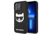 Handys - Cover & Cases - Karl Lagerfeld 3D Rubber Choupette Case for iPhone 13 Pro / iPhone 13 - Black - 3666339028152