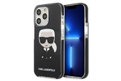 Handys - Cover & Cases - Karl Lagerfeld Iconik Karl Case for iPhone 13 Pro / iPhone 13 - Black - 3666339048426
