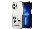 Handys - Cover & Cases - Karl Lagerfeld KLHCP13XTPEKCW iPhone 13 Pro Max 6.7" hardcase white/white Karl&Choupette - 3666339048631