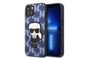Handys - Cover & Cases - Karl Lagerfeld KLHCP13SPMNIKBL iPhone 13 mini 5.4" hardcase blue/blue Monogram Ikonik Patch - 3666339049485