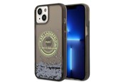 Handys - Cover & Cases - Karl Lagerfeld Liquid Glitter RSG case for iPhone 14 Plus - black - 3666339086015