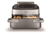 Andere Küchengeräte - Philips 5000 Series NA565 - double hot air fryer - silver/black - NA565/02