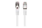 Netzwerk - Kabel - Lanberg patch cable - 25 cm - white (RAL 9010) - Weiß - PCF6-20CC-0025-W