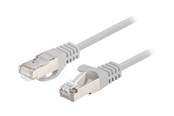 Netzwerk - Kabel - Lanberg patch cable - 1 m - grey RAL 7035 - Grau - PCF6-20CC-0100-S