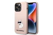Handys - Cover & Cases - Karl Lagerfeld KLHCP14LSNCHBCP iPhone 14 Pro 6.1" hardcase pink/pink Silicone Choupette - 3666339086701