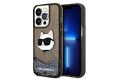 Handys - Cover & Cases - Karl Lagerfeld KLHCP14LLNCHCK iPhone 14 Pro 6.1" black/black hardcase Glitter Choupette Head - 3666339087029