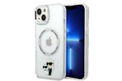 Handys - Cover & Cases - Karl Lagerfeld KLHMP14MHNKCIT iPhone 14 Plus 6.7" hardcase transparent Iconic Karl&Choupette Magsafe - 3666339087616