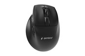 Maus - Gembird Triple-mode 9-button wireless ergonomic mouse - Ergonomische Maus (Schwarz) - MUSW3-9B-01