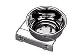 Hunde - Nobby Edelstahlschüssel mit Schraubhalter 1,40 L - L38016