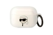 Handys - Anderes Zubehör - Karl Lagerfeld KLAPHNIKTCT AirPods Pro cover transparent Karl`s Head - 3666339087999