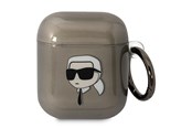 Handys - Anderes Zubehör - Karl Lagerfeld KLA2HNIKTCK AirPods 1/2 cover black/black Karl`s Head - 3666339088019