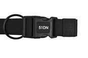 Hunde - 51 Degrees North 51 - Wanderful - Collar - Nylon - Flat - Black -26 - 51AWFCL5303