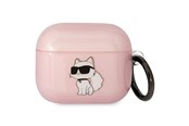 Handys - Anderes Zubehör - Karl Lagerfeld KLA3HNCHTCP Airpods 3 cover pink/pink Ikonik Choupette - 3666339088095