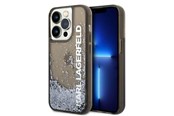 Handys - Cover & Cases - Karl Lagerfeld Liquid Glitter Elong case for iPhone 14 Pro Max - black - 3666339091576