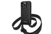 Handys - Cover & Cases - Karl Lagerfeld KLHCP14LSTMMK iPhone 14 Pro 6.1" hardcase black/black Monogram Plaque Logo Strap - 3666339093259