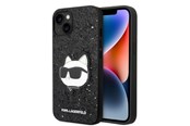 Handys - Cover & Cases - Karl Lagerfeld KLHCP14MG2CPK iPhone 14 Plus 6.7" black/black hardcase Glitter Choupette Patch - 3666339099404