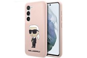 Handys - Cover & Cases - Karl Lagerfeld KLHCS23MSNIKBCP S23+ S916 hardcase pink/pink Silicone Ikonik - 3666339117627