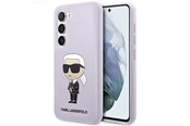 Handys - Cover & Cases - Karl Lagerfeld KLHCS23MSNIKBCU S23+ S916 hardcase purple/purple Silicone Ikonik - 3666339117658