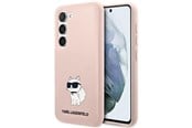 Handys - Cover & Cases - Karl Lagerfeld KLHCS23SSNCHBCP S23 S911 hardcase pink/pink Silicone Choupette - 3666339117672