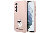 Handys - Cover & Cases - Karl Lagerfeld KLHCS23MSNCHBCP S23+ S916 hardcase pink/pink Silicone Choupette - 3666339117689