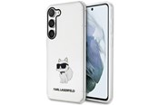 Handys - Cover & Cases - Karl Lagerfeld KLHCS23SHNCHTCT S23 S911 transparent hardcase Ikonik Choupette - 3666339117702