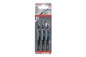 Stichsägen - Bosch Jigsaw Blade T 111 C 100mm 3pcs - 2608630808