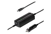 Netzteile für Laptops - Akyga Universal Series AK-ND-83 - car power adapter - USB-C 5 - 20 V Power Delivery QC 3.0 - 65 watt - AK-ND-83