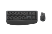 Tastaturen - Logitech Signature Comfort Plus Combo MK880 for Business (Graphite) - Tastatur & Maus Set - Full-Size - Französisch - Grau - 920-014048