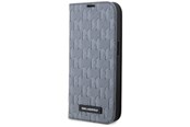 Handys - Cover & Cases - Karl Lagerfeld KLBKP14SSAKLHPG iPhone 14 6.1" bookcase silver/silver Saffiano Monogram - 3666339122980
