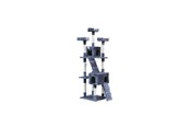 Katzen - GLORIA LO MEJOR PARA TU MEJOR AMIGO NILO CAT TREE Grey 50 x 50 x 170 cm - 8432288111888