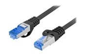Netzwerk - Kabel - Lanberg patch cable - 5 m - black RAL 9004 - Schwarz - PCF6A-10CC-0500-BK