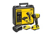 Schraub/Bohrmaschinen - Stanley Fatmax SFMCF820D2K impact driver - cordless - 3-speed - 2 batteries included charger - SFMCF820D2K-QW