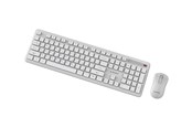 Tastaturen - Gembird Slim Pro Business - keyboard and mouse set full size - Cyrillic - white Input Device - Tastatur & Maus Set - Full-Size - Kyrillisch - Weiss - KBS-WPS-01-W-CYRL