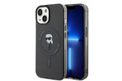 Handys - Cover & Cases - Karl Lagerfeld IML Ikonik MagSafe case for iPhone 15 - black - 3666339162153