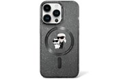 Handys - Cover & Cases - Karl Lagerfeld KLHMN61HGKCNOK iPhone 11 / Xr 6.1" black/black hardcase Karl&Choupette Glitter MagSafe - 3666339162559