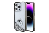 Handys - Cover & Cases - Karl Lagerfeld Liquid Glitter Choupette case for iPhone 15 Pro Max - transparent - 3666339164225