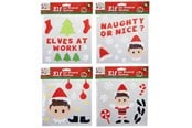 Kreativ-Spiele - Elves Behavin' Badley Elf Gel Sticker Set 4 asst. - 600500