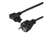 Stromkabel (Intern) - Deltaco - power cable - power CEE 7/7 to IEC 60320 C5 - 5 m - DEL-120-5