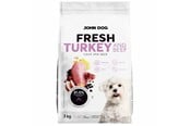 Hunde - John Dog Fresh Turkey and beef - dry dog food - 3kg - 5903769014491