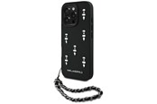 Handys - Cover & Cases - Karl Lagerfeld Saffiano Crystals w/Chain iPhone 16 Pro Max Case - Black - 3666339357757