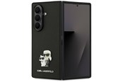 Handys - Cover & Cases - Karl Lagerfeld Saffiano Karl&Choupette Pin Case for Samsung Galaxy Z Fold7 - Black - 3666339559397