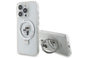 Handys - Cover & Cases - Karl Lagerfeld Ring Stand Karl&Choupette MagSafe case for iPhone 13 Pro Max - white - 3666339168827