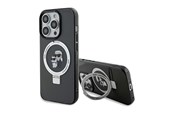 Handys - Cover & Cases - Karl Lagerfeld Ring Stand Karl&Choupette MagSafe case for iPhone 13 Pro Max - black - 3666339169060
