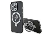 Handys - Cover & Cases - Karl Lagerfeld KLHMP15XHMRSKCK iPhone 15 Pro Max 6.7" black/black hardcase Ring Stand Karl&Choupette MagSafe - 3666339169145