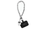 Handys - Anderes Zubehör - Karl Lagerfeld KLUCHCSKPK Universal Universal Hand Strap Choupette case - silver - 3666339170455