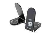 Handys - Adapter und Ladegeräte - Karl Lagerfeld Choupette MagSafe induction charger 15W foldable 2in1 - black - 3666339170516