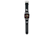 Smartwatch - Accessories - Karl Lagerfeld 3D Rubber Karl&Choupette Heads strap for Apple Watch 38/40/41mm - black - 3666339190071
